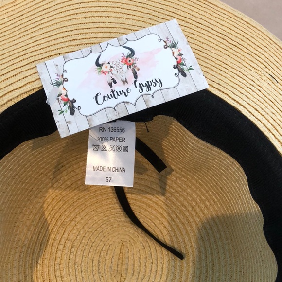 “Out of Office” Floppy Beach Hat. - Picture 4 of 6